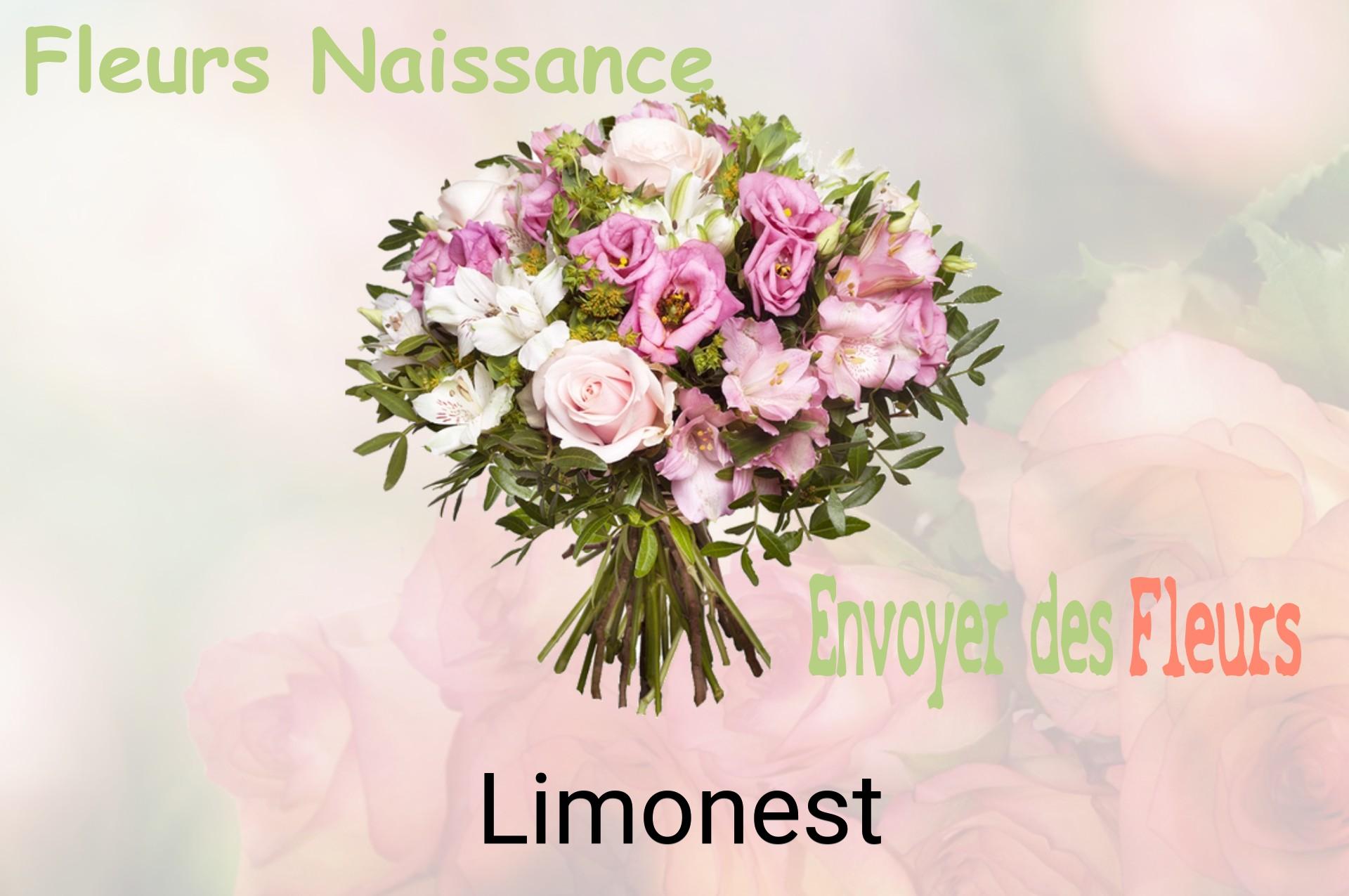 Bouquet de fleurs de naissance livré à Limonest